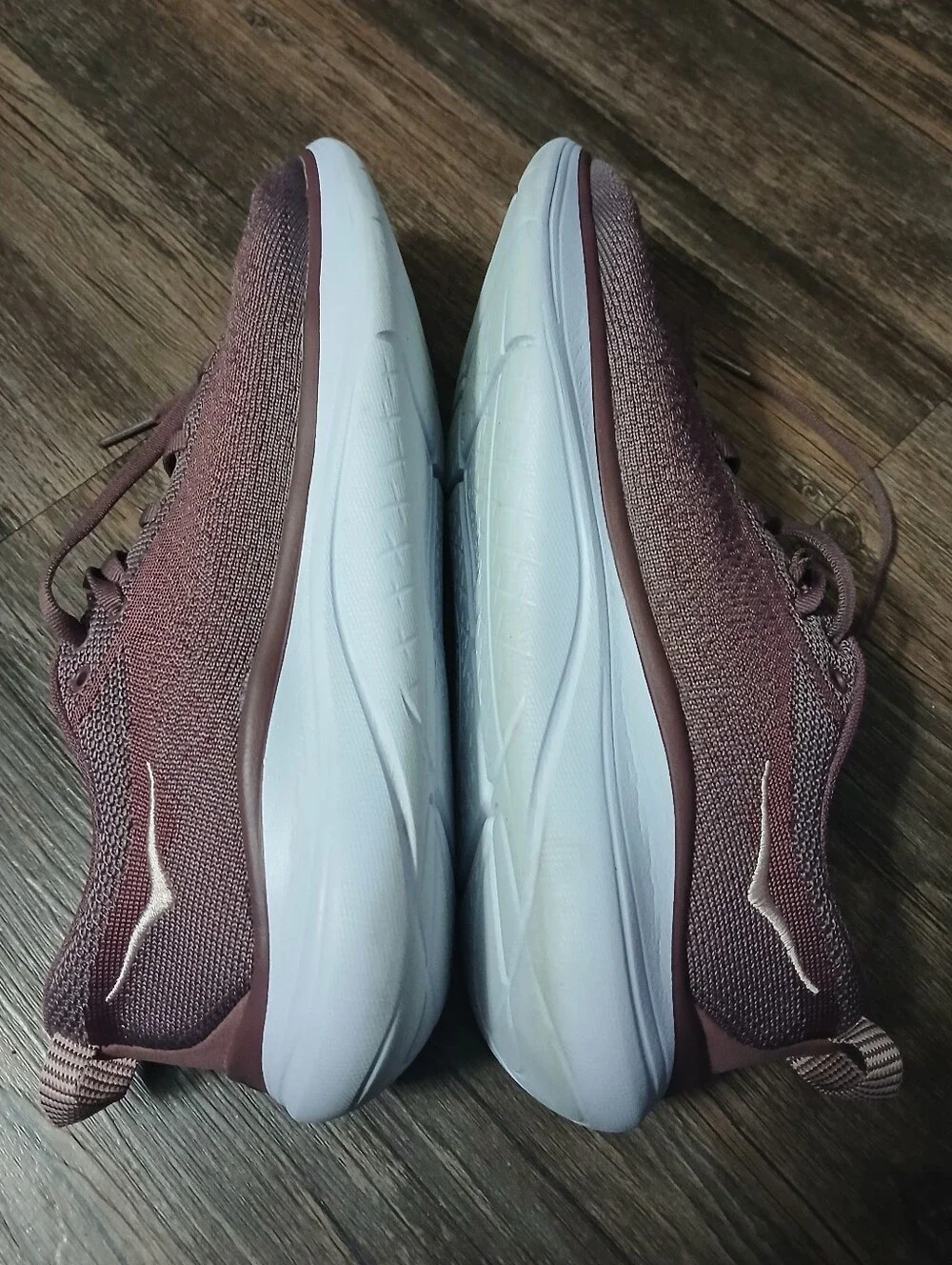 Hoka One One Hupana Women's Dusty Brown Knit Sneakers